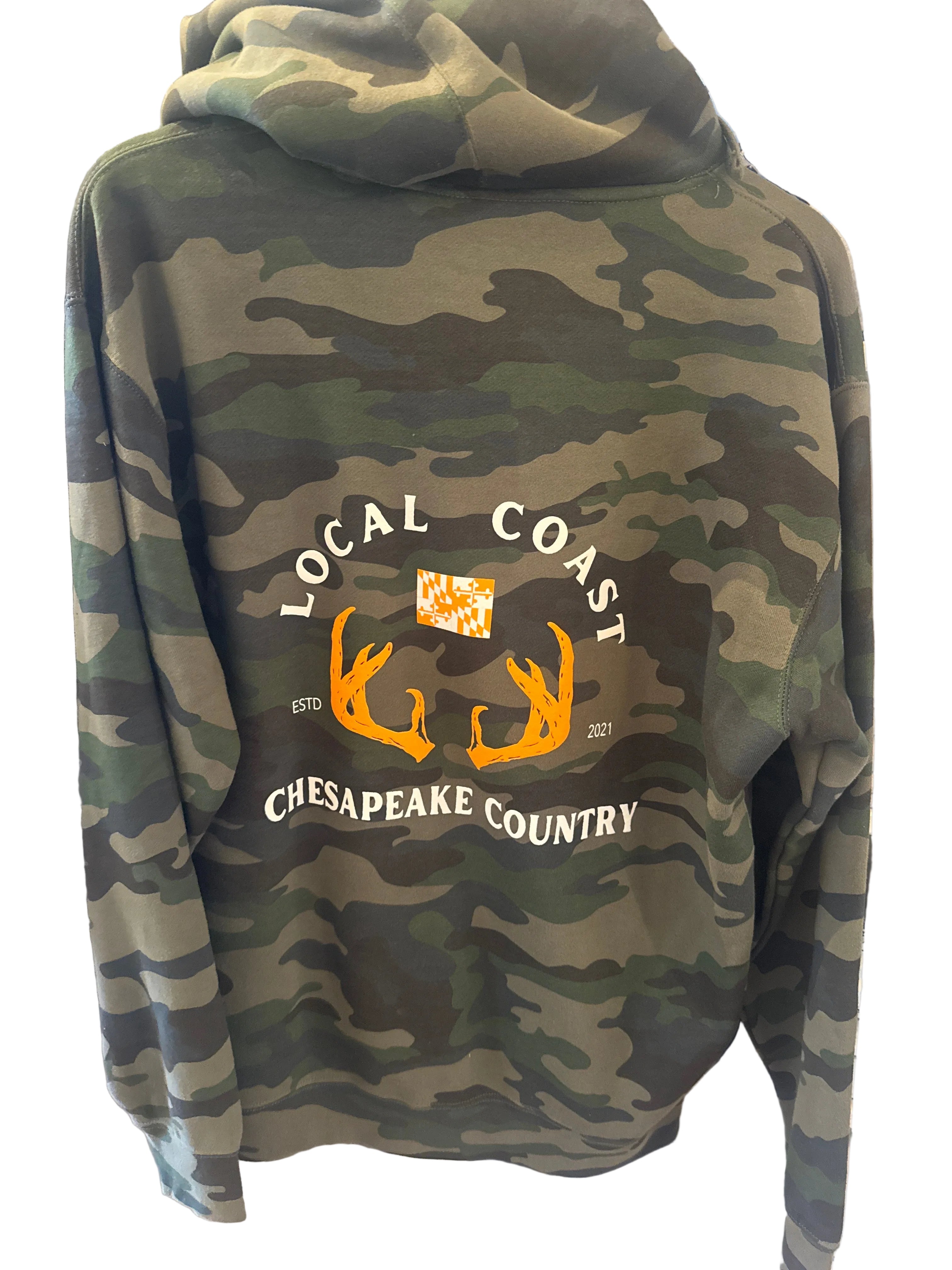 Green Camo Deer Sweatshirt