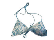 Sun & Palm Print Bikini Top