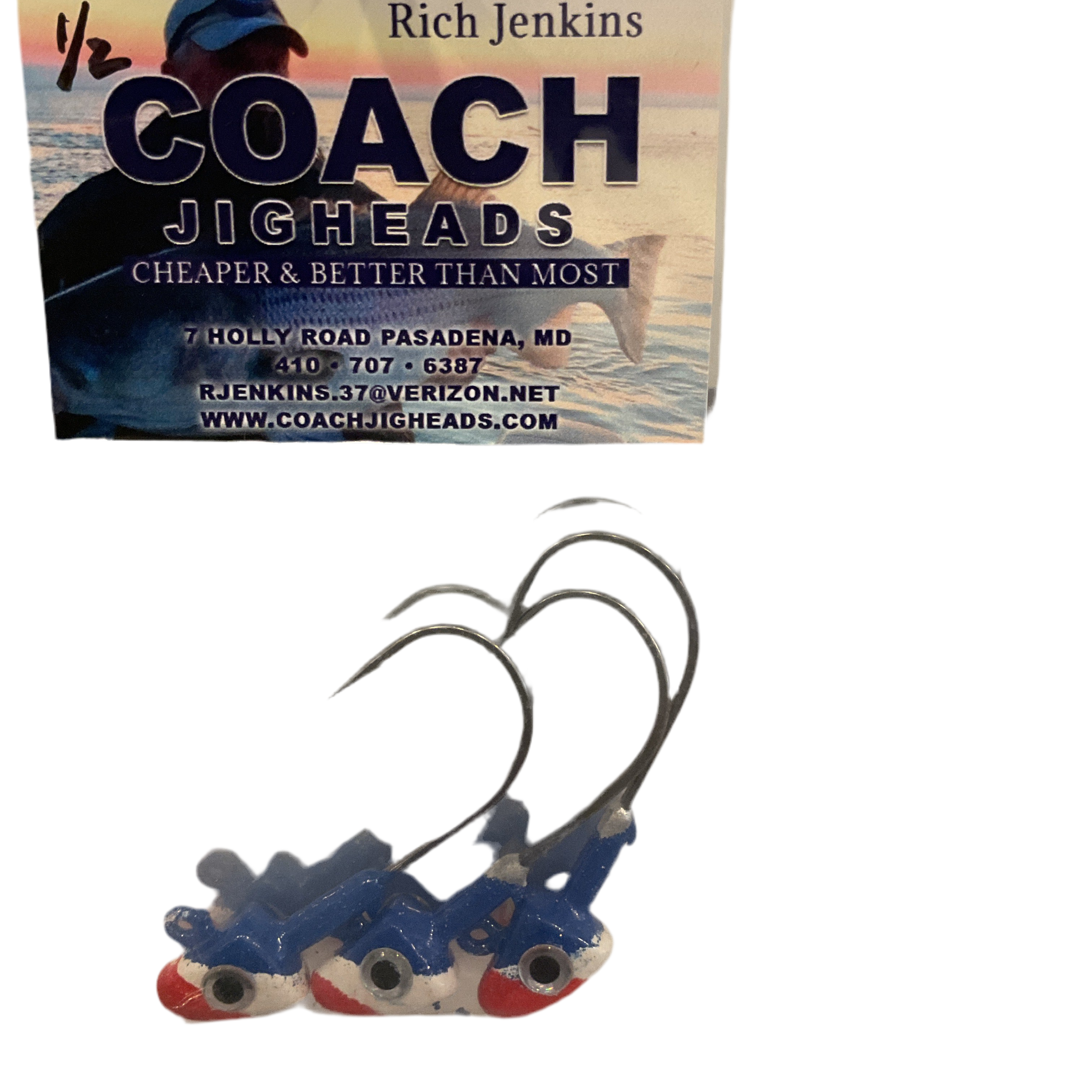 3 Color coach jighead - Local Coast
