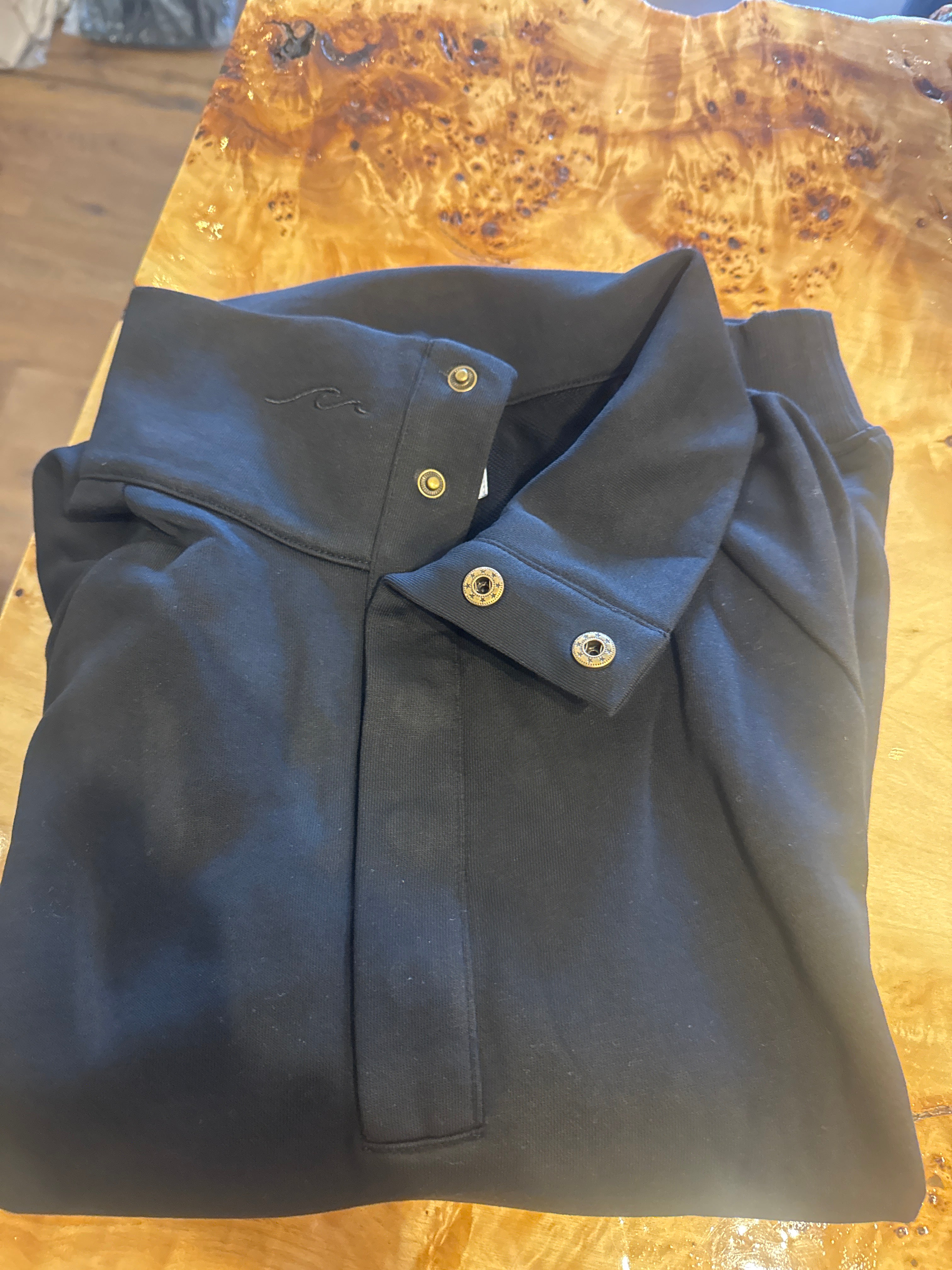 Coast Black Funnel Neck