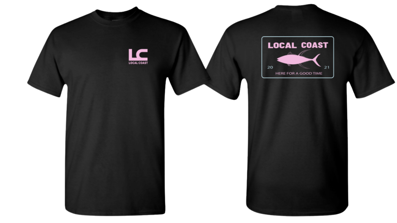 Youth Pink Tuna Tshirt - Local Coast