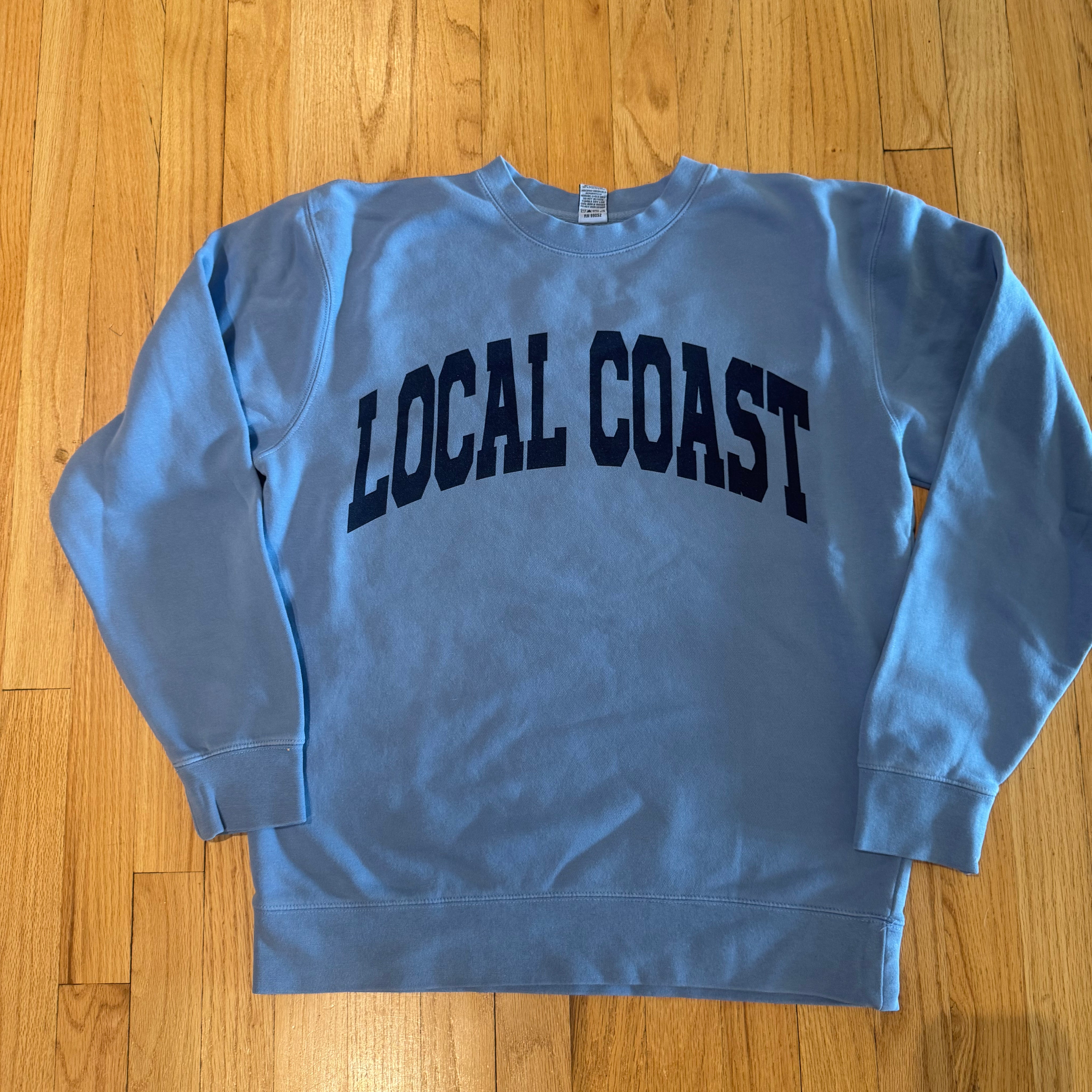 The Local Coast Light Blue Crewneck - Local Coast
