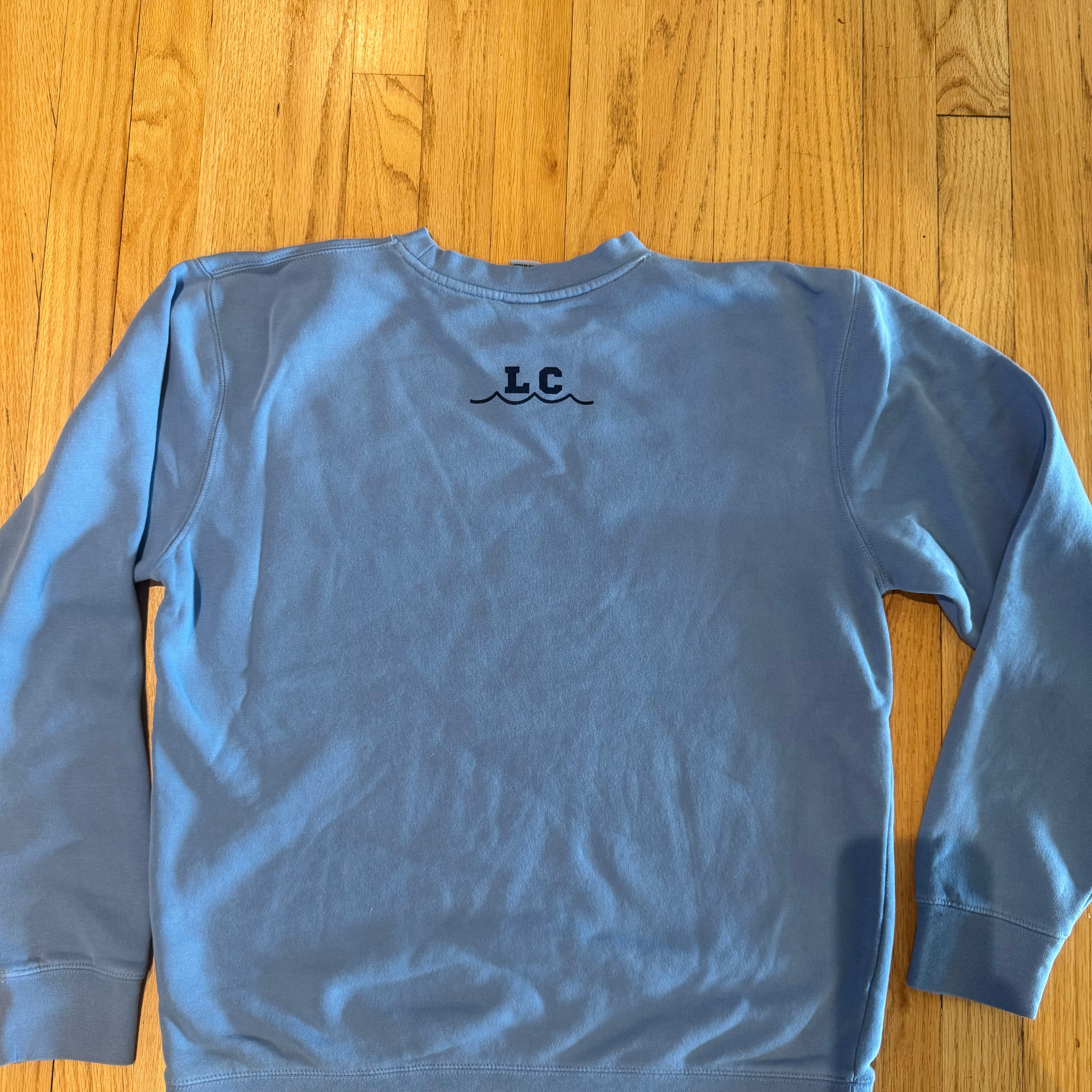 The Local Coast Light Blue Crewneck - Local Coast