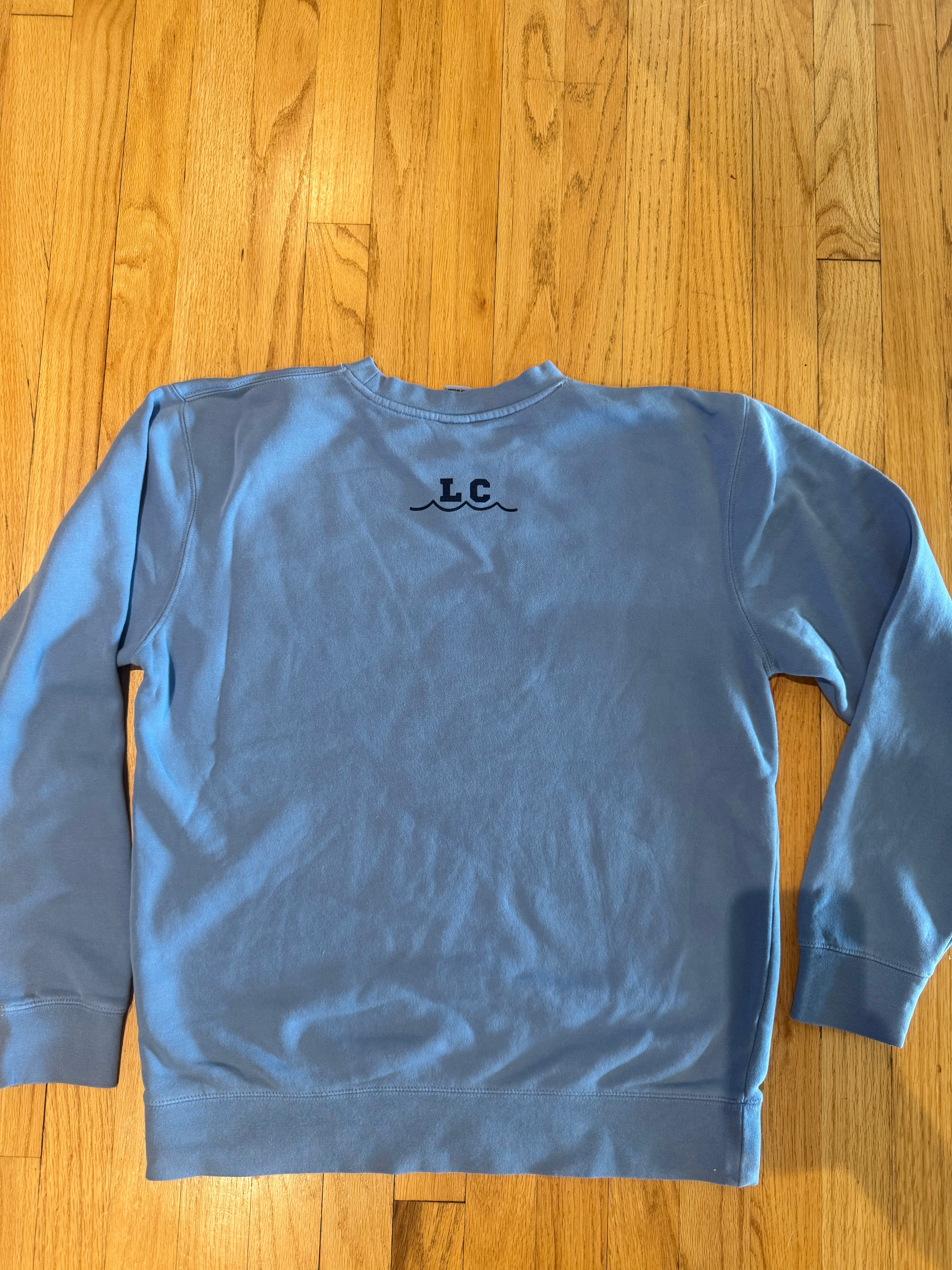 The Local Coast Light Blue Crewneck - Local Coast