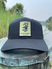 Black LC Deer Patch Hat