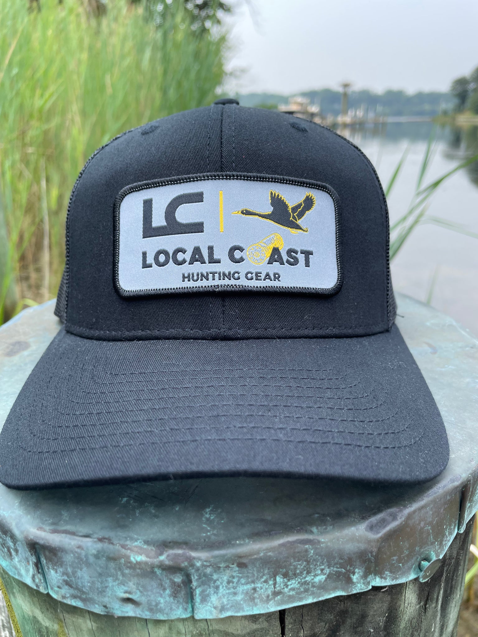 Black LC Hunting Gear Patch Hat