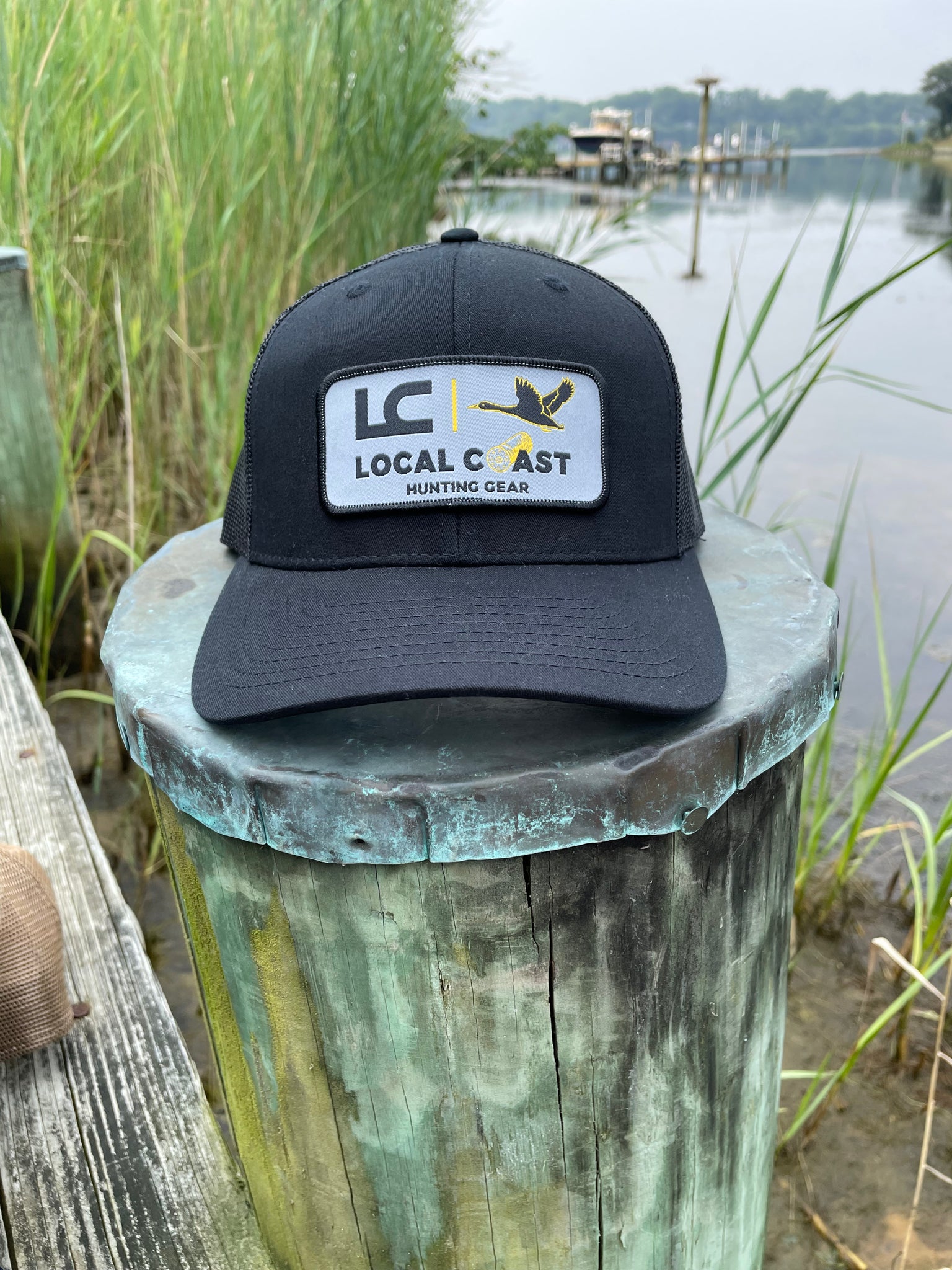 Black LC Hunting Gear Patch Hat