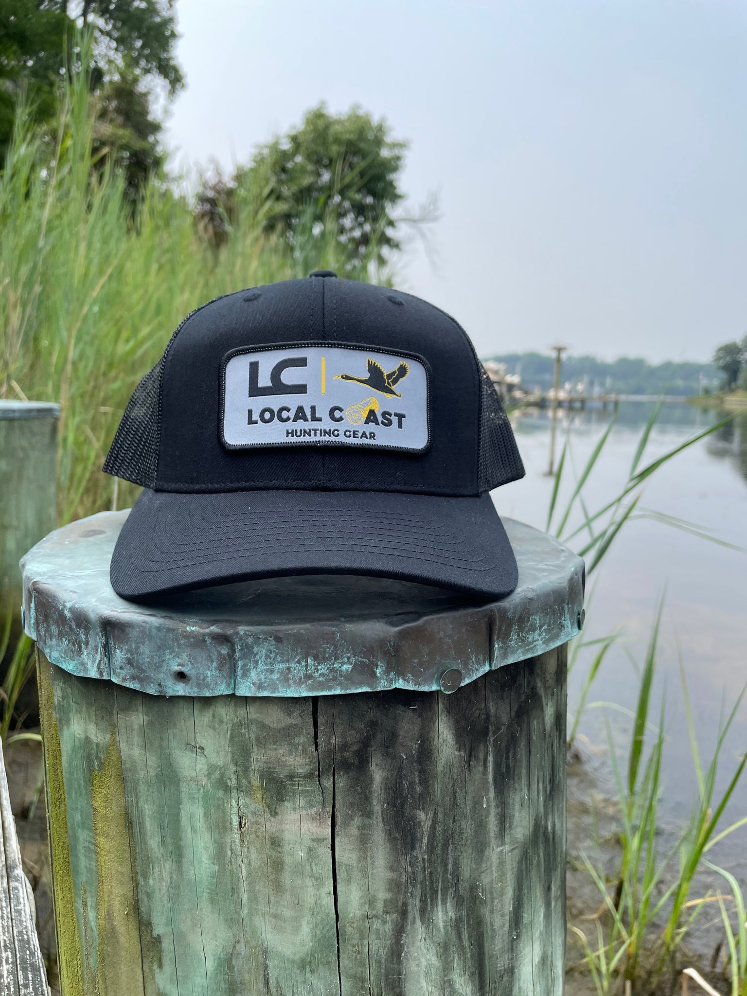 Black LC Hunting Gear Patch Hat