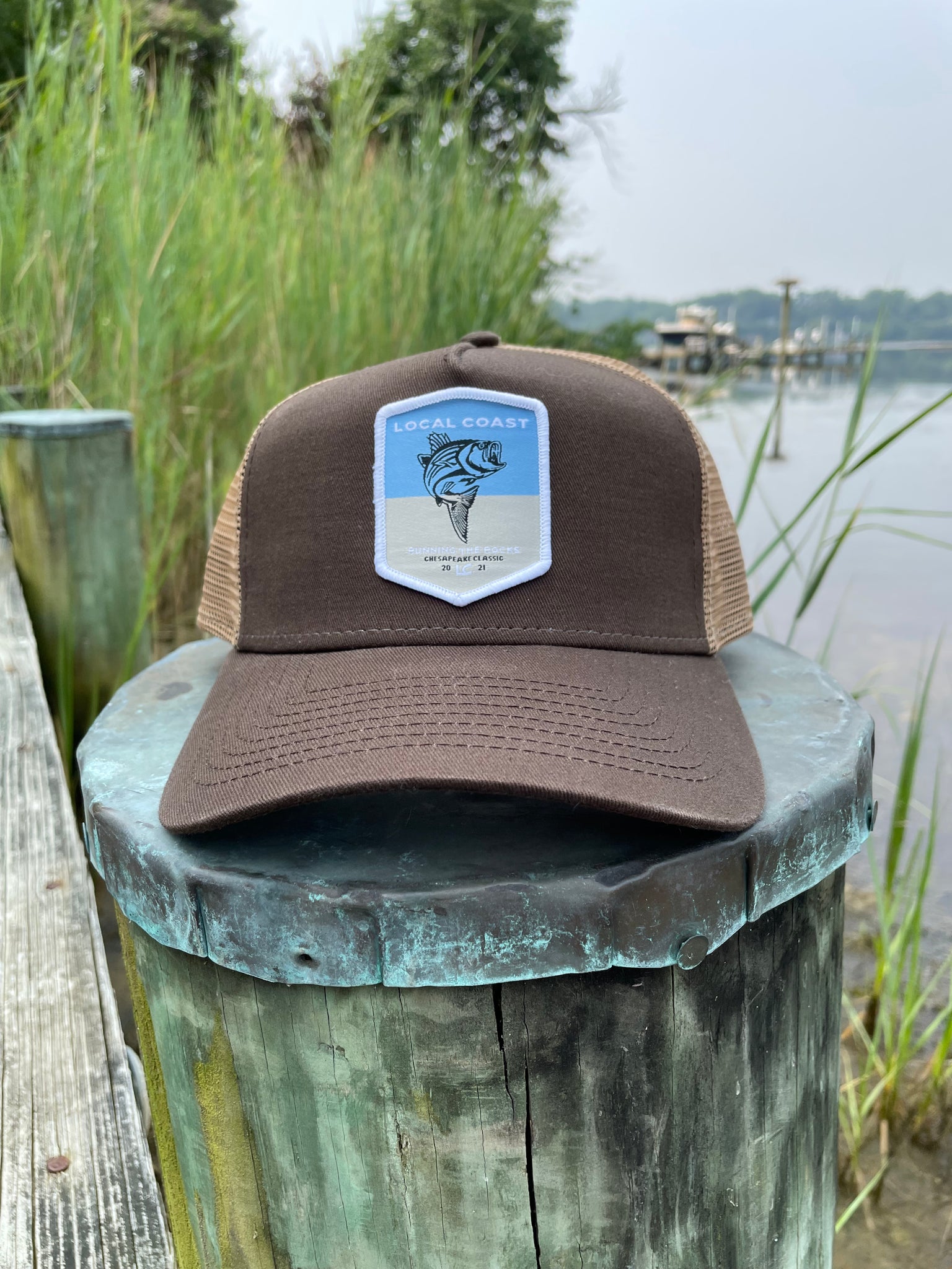 The Running the Rocks™ Rockfish Patch Hat