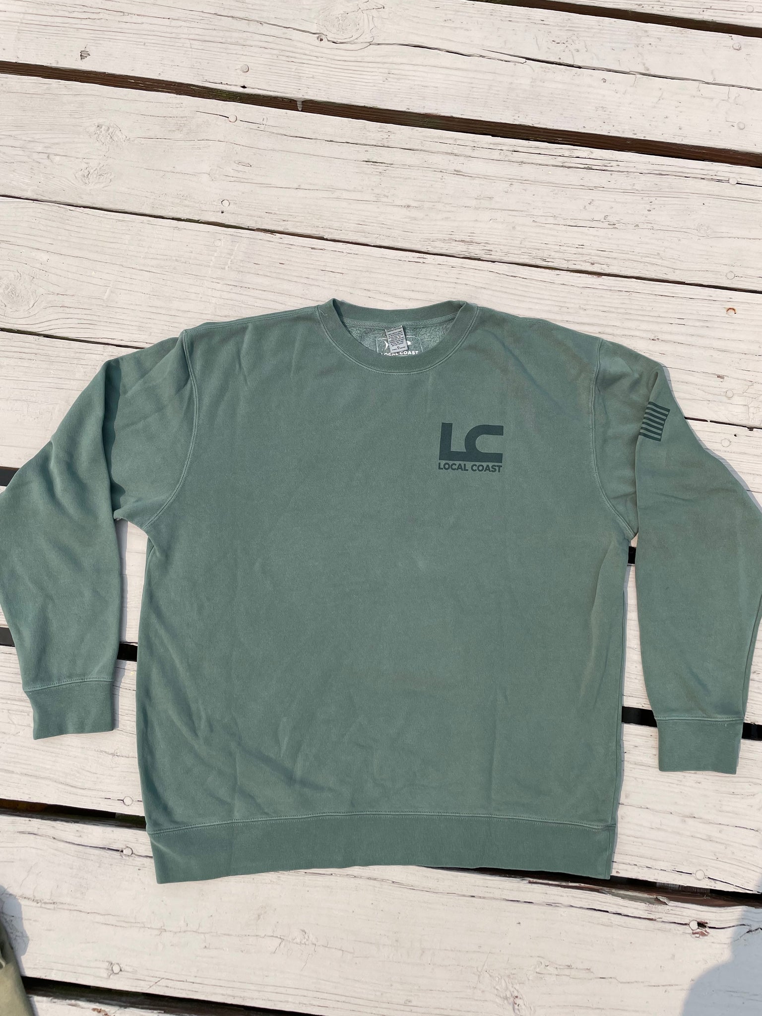 Green LC Hunting Crewneck