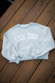Gray Waves Crewneck