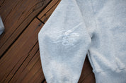 Gray Waves Crewneck