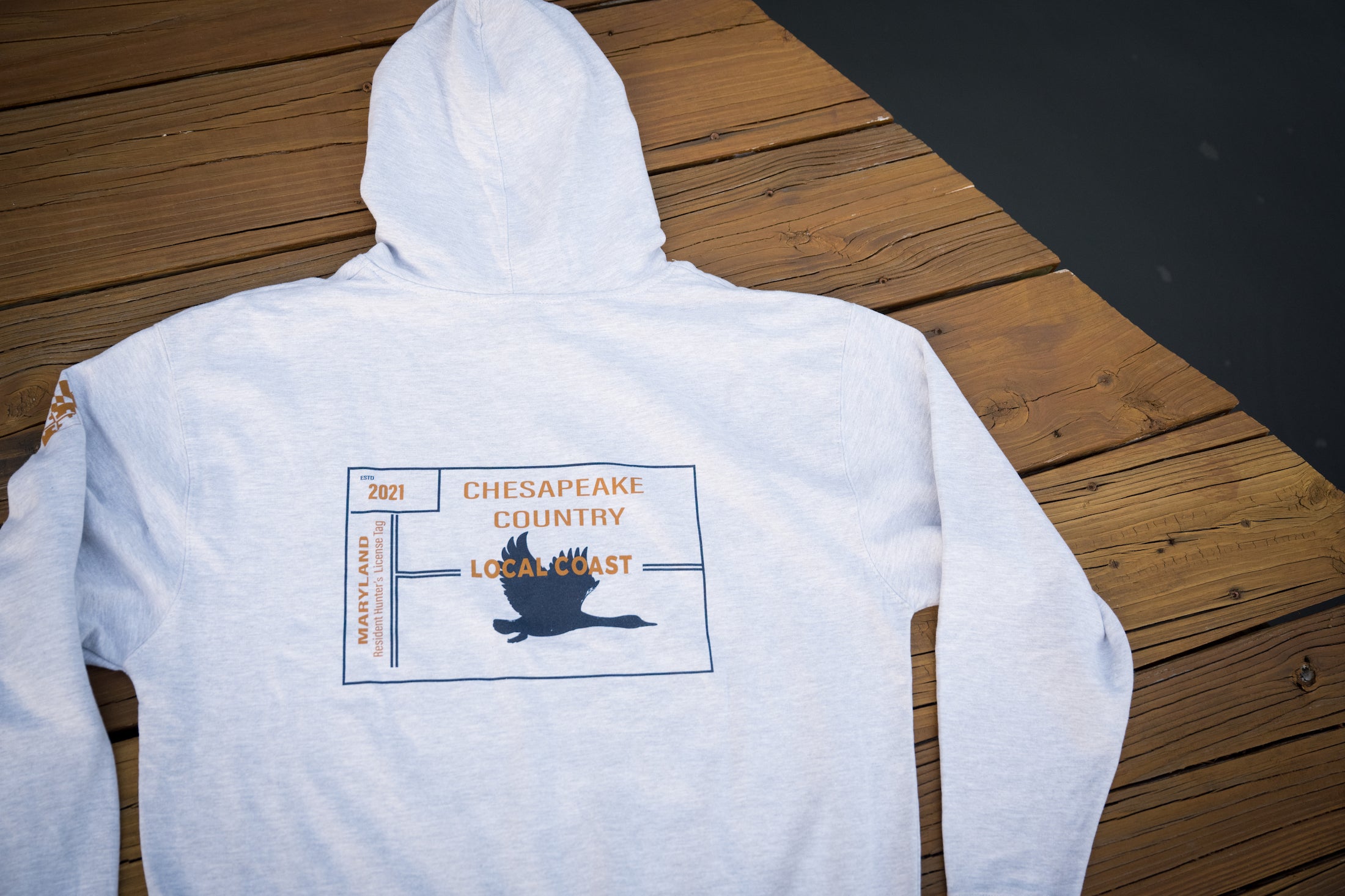 Hunting Permit Hooded Sweatshirt - Heather Grey