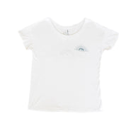 Women’s White Sun Burst T-Shirt