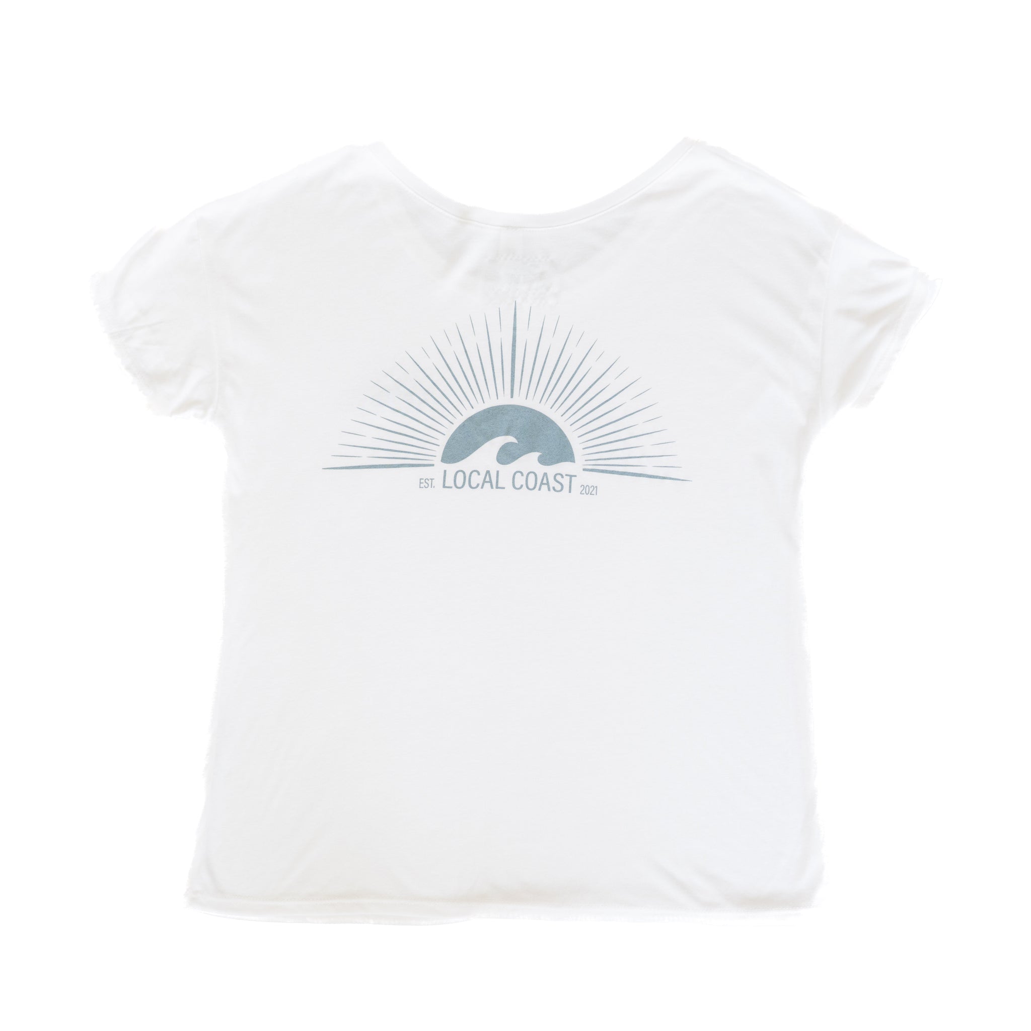 Women’s White Sun Burst T-Shirt