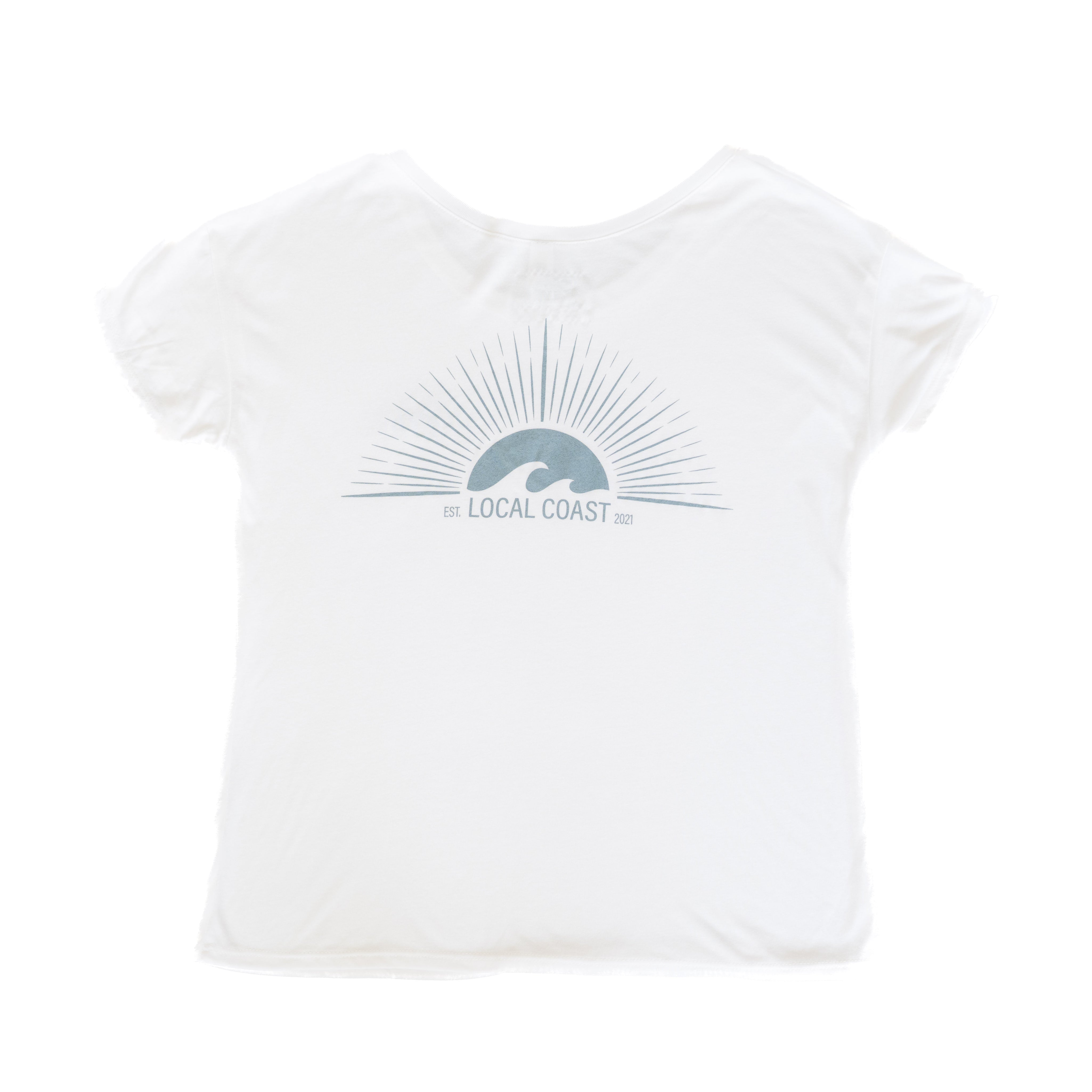 Women’s White Sun Burst T-Shirt