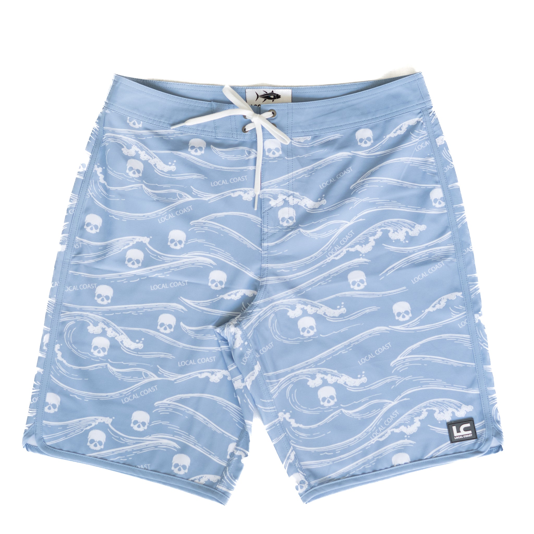 Men’s Palm Waves & Skulls Boardshorts