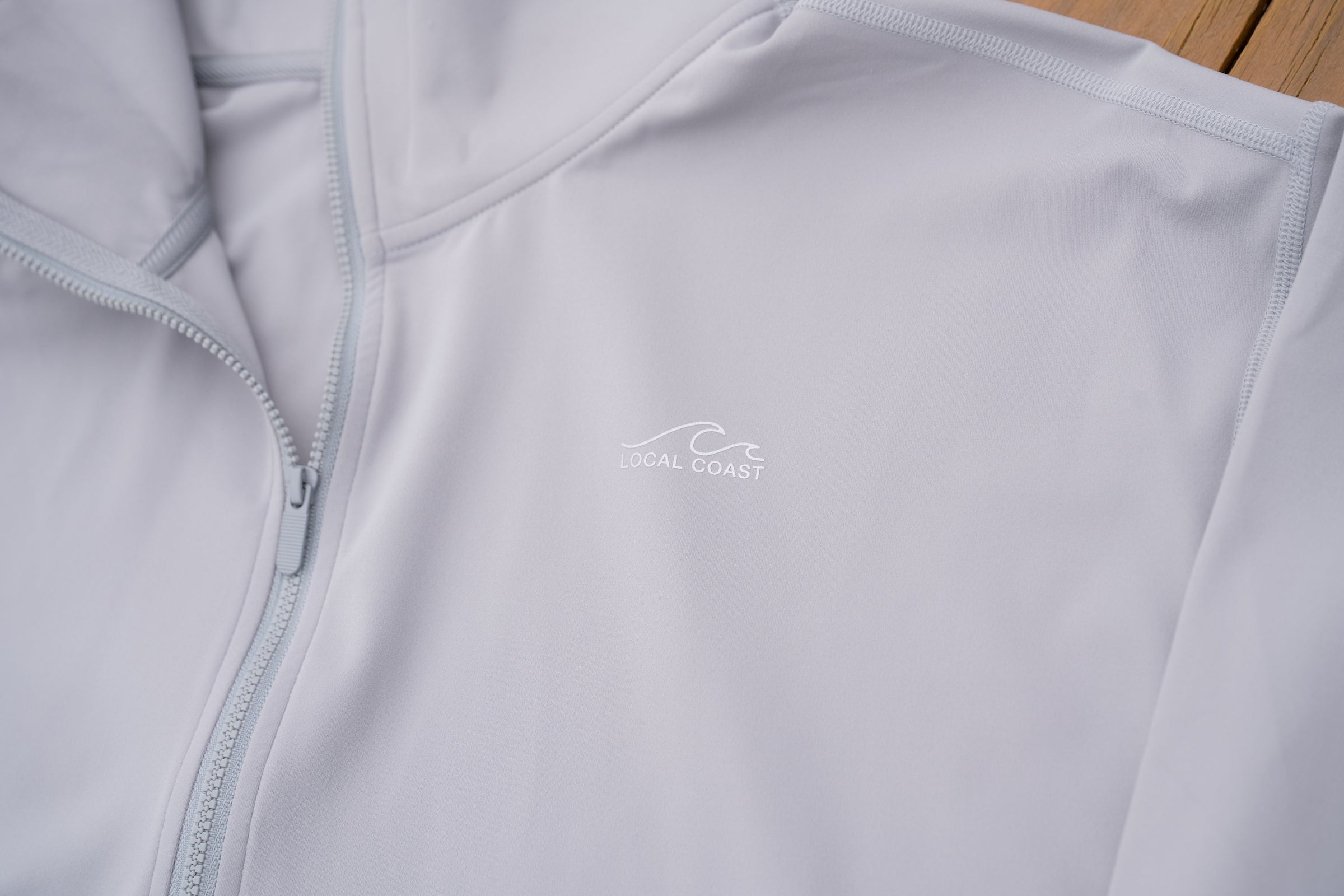 Women's Gray Half Zip Pullover