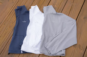 Women's Gray Half Zip Pullover