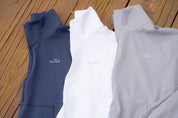 Women's Gray Half Zip Pullover