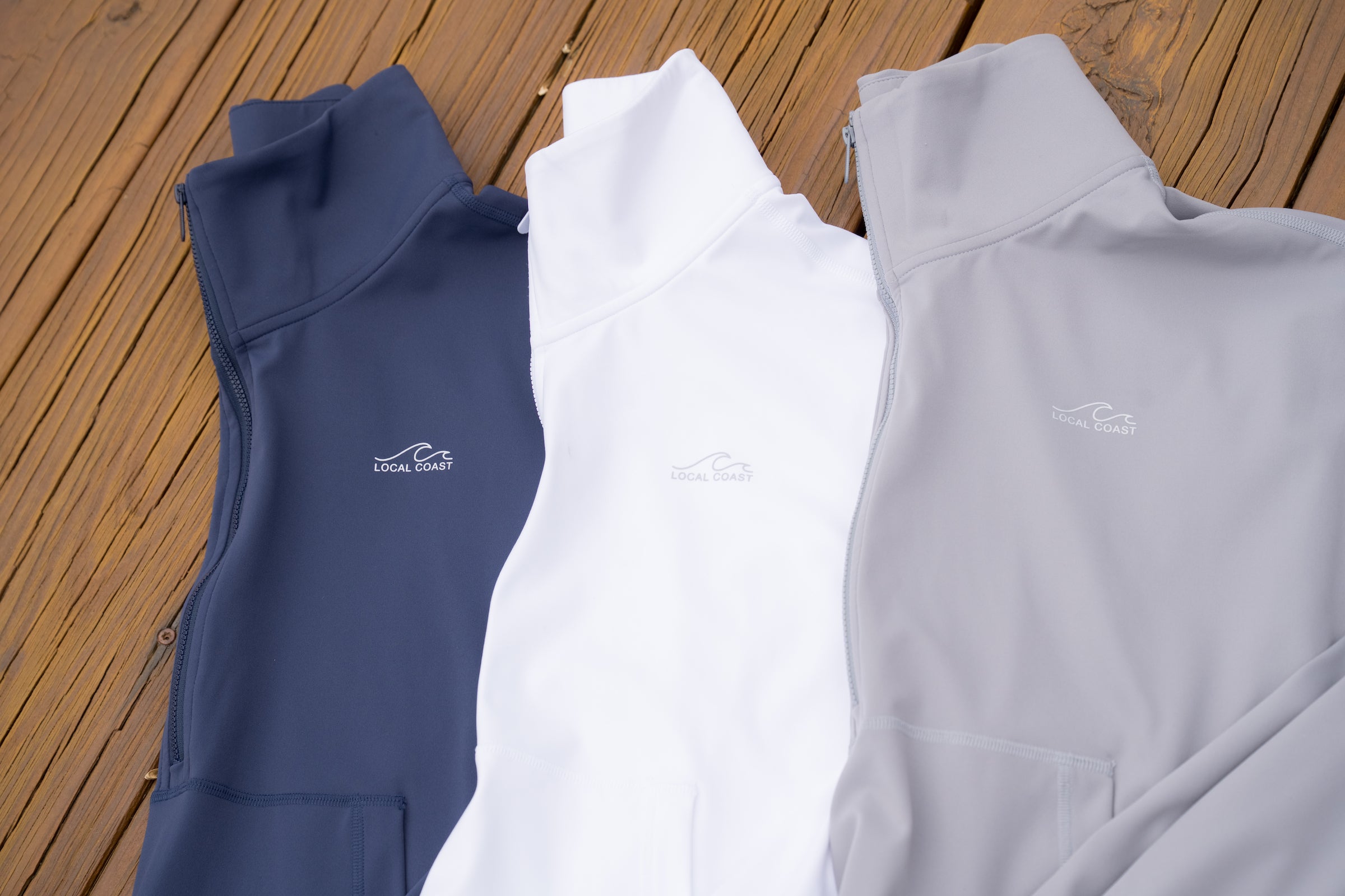 Women's Gray Half Zip Pullover