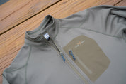 Olive Deer Base Layer Half-Zip