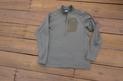 Olive Deer Base Layer Half-Zip