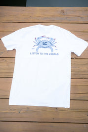 "Listen to the Locals" Maryland Blue Crab T-Shirt