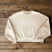 Tan Waves Crewneck