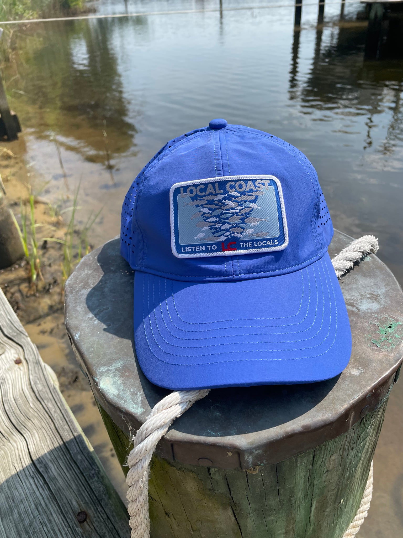 Blue Performance Fish Frenzy Hat