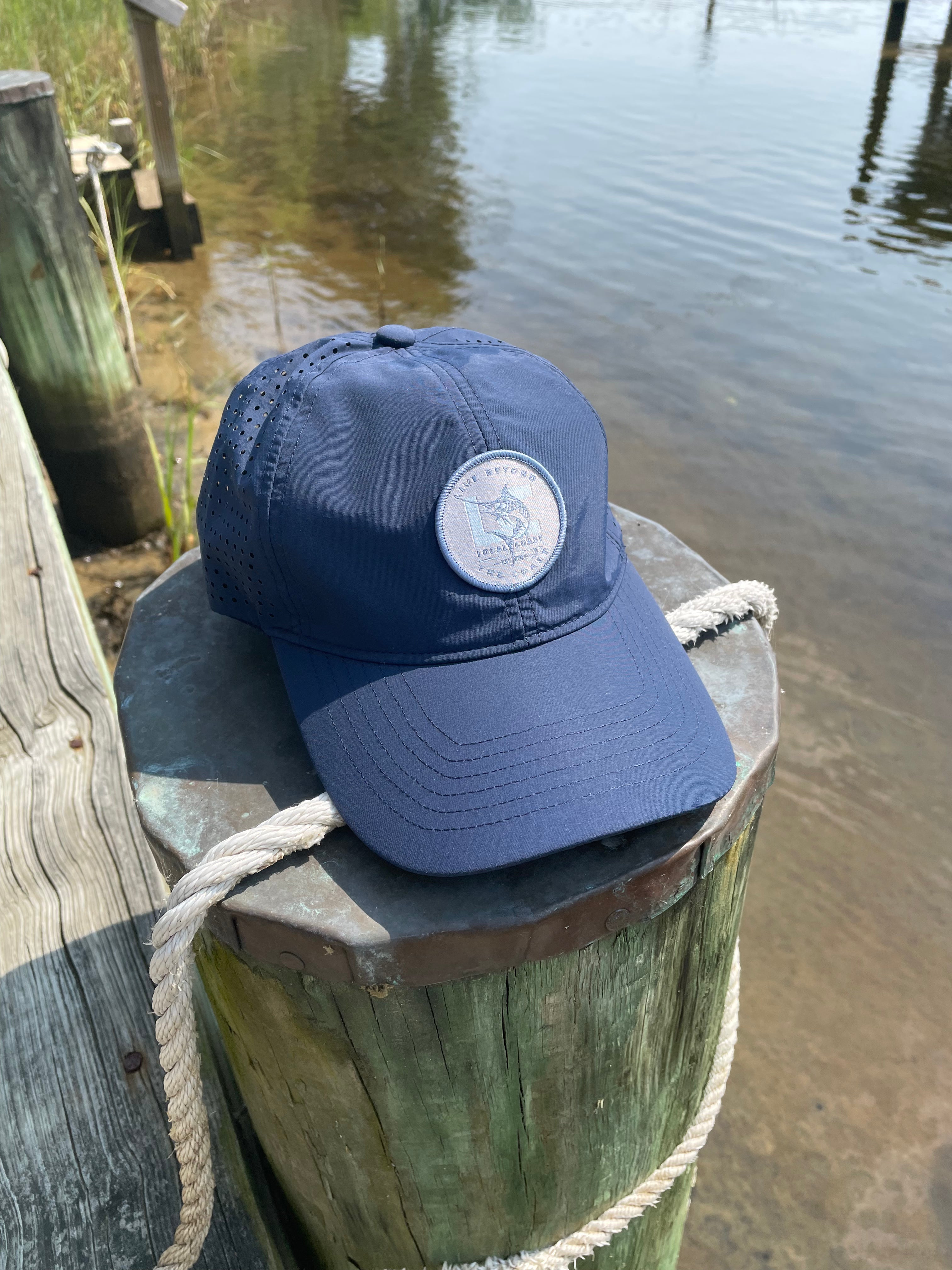 Navy Performance Marlin Hat