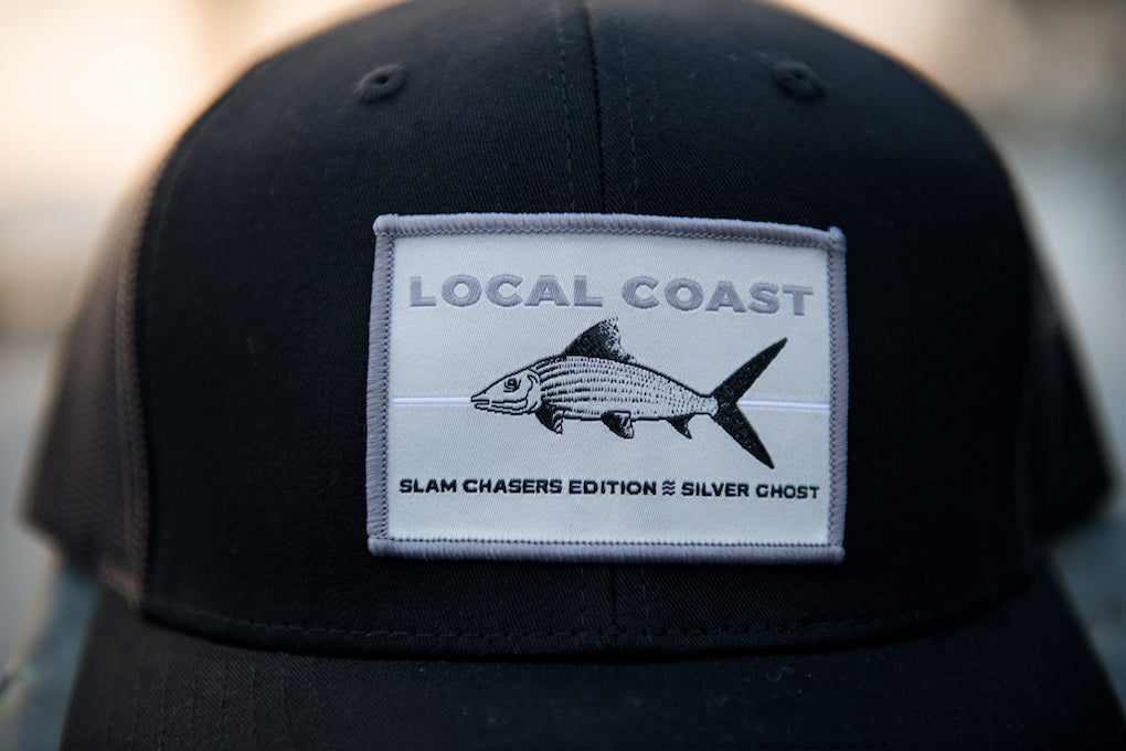Black Bonefish Hat "Silver Ghost"