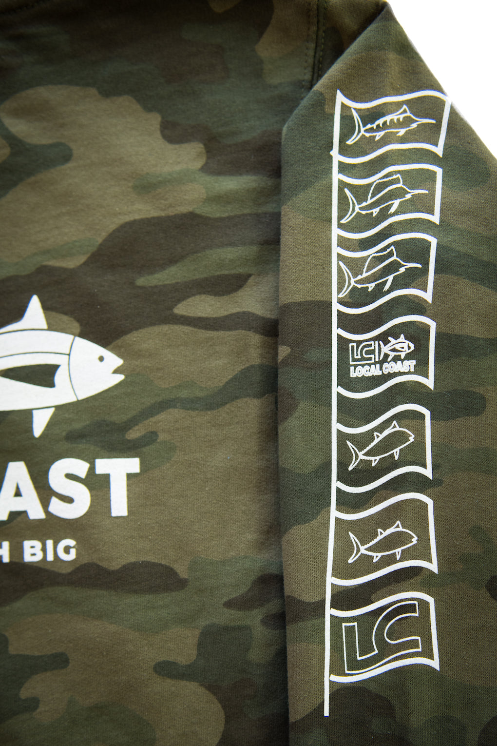 Youth Camo Raise Flag Sweatshirt