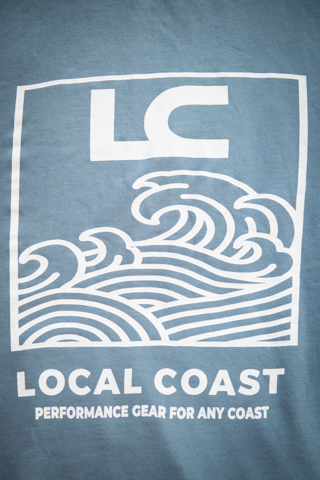 Waves Slate Blue Sweatshirt