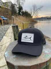 Black Bonefish Hat "Silver Ghost"