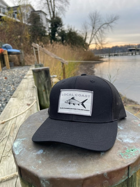 Black Bonefish Hat "Silver Ghost"