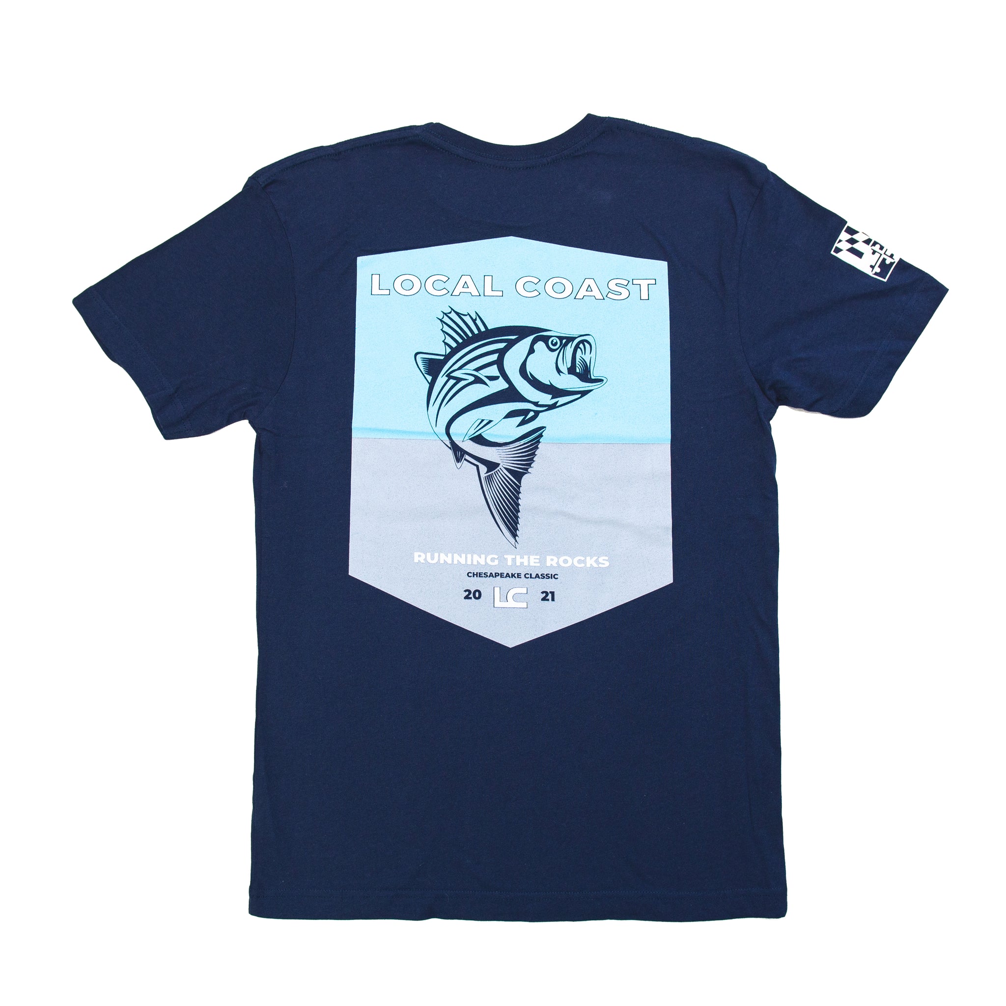 Navy Running the Rocks™ Short Sleeve T-SHIRT