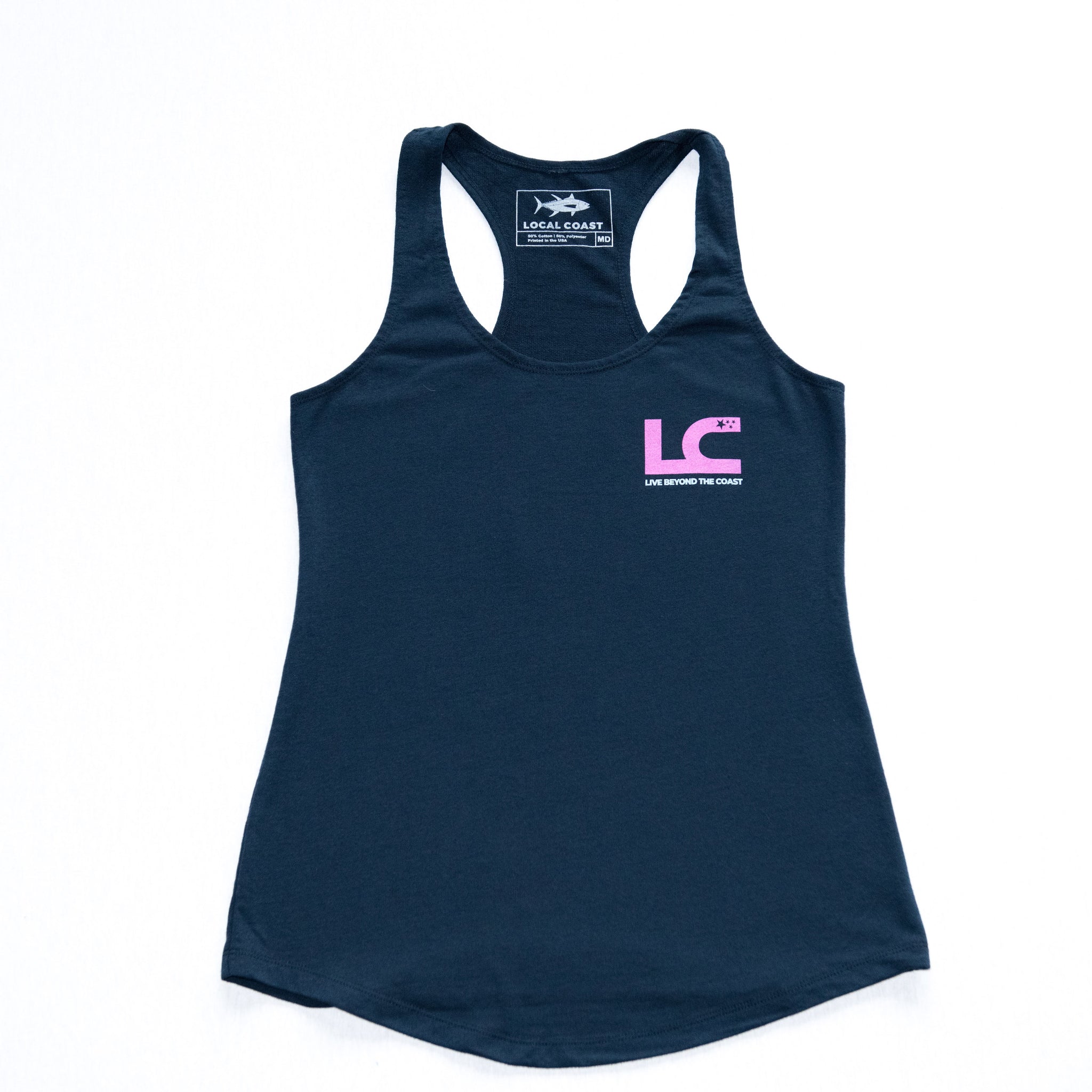 Women's Navy Waves Racerback Tank