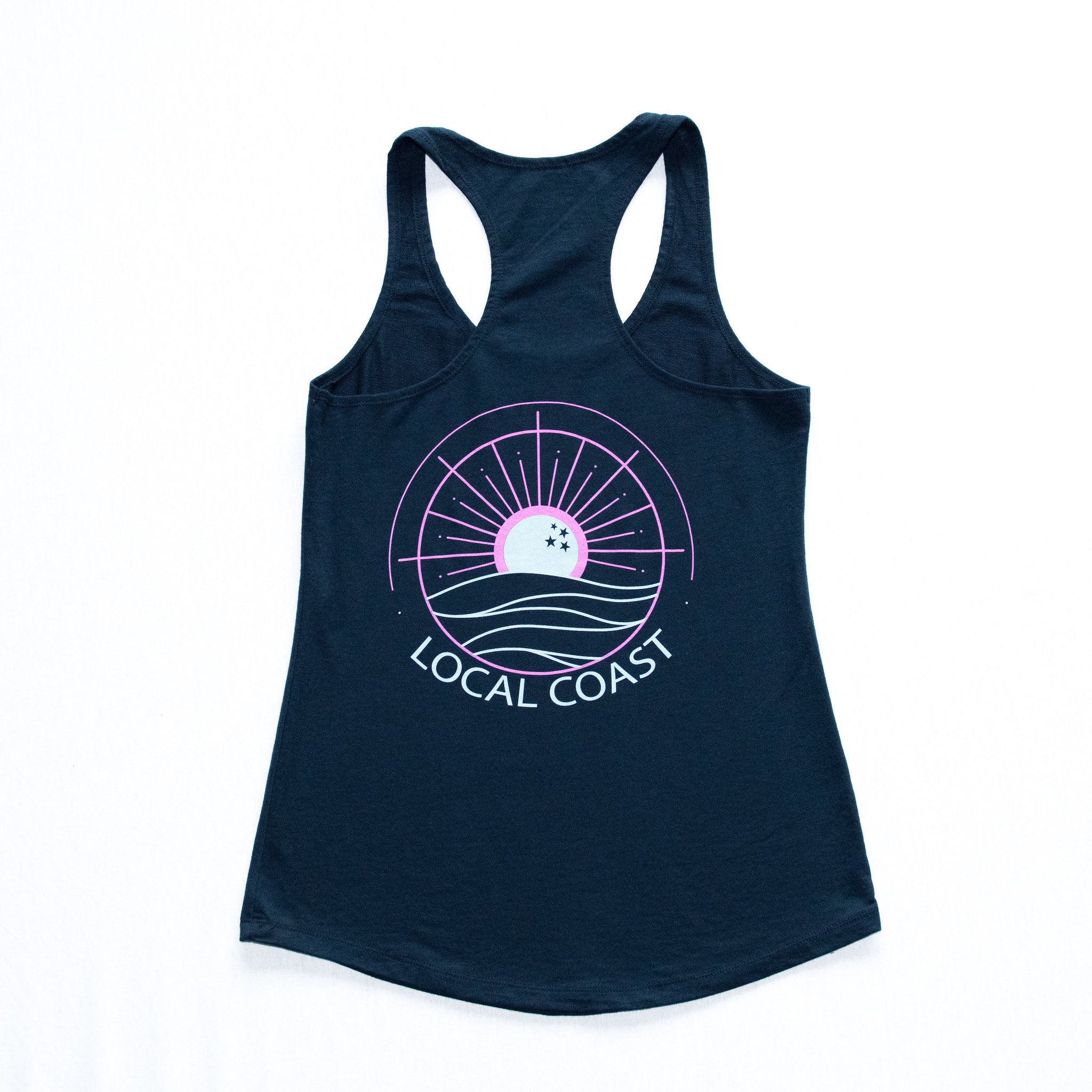 Women's Navy Waves Racerback Tank