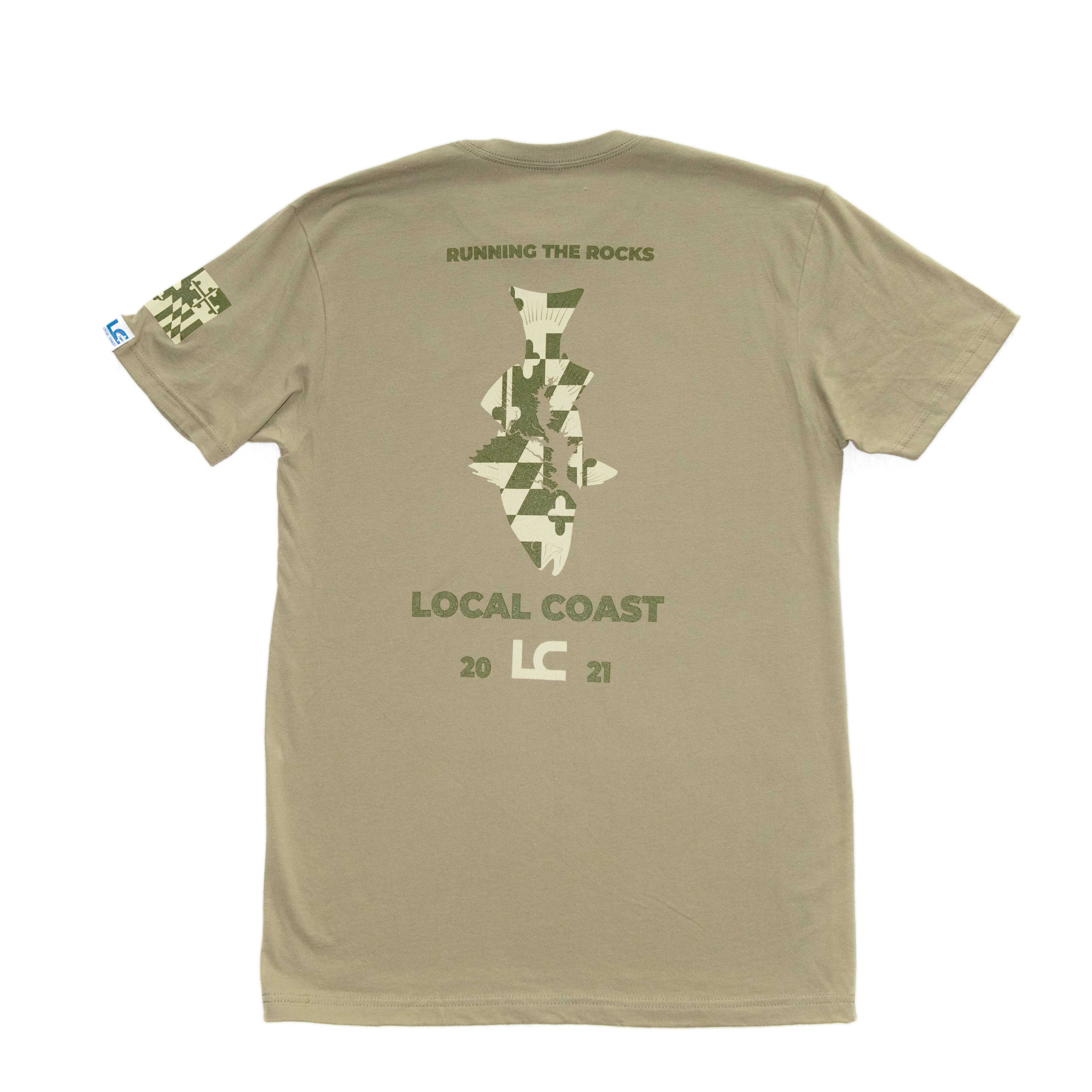 Olive Running the Rocks™ Rockfish T-Shirt