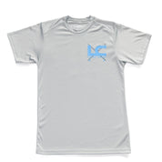 Youth Grey Short Sleeve UPF50+ RASH GUARD
