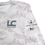 Grey Camo Long Sleeve UPF50+ T-SHIRT