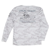 Grey Camo Long Sleeve UPF50+ T-SHIRT