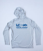 Hooded Performance Long Sleeve Tee - local coast