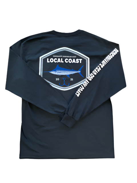 Black Marlin Long Sleeve T-Shirt