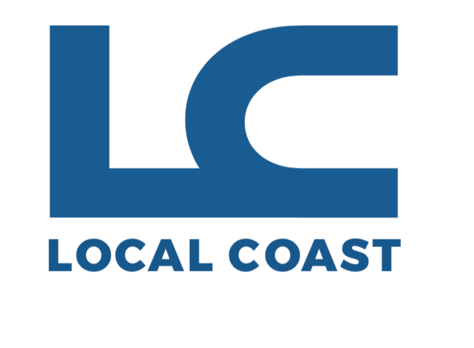Local Coast™ Blue & White Decal